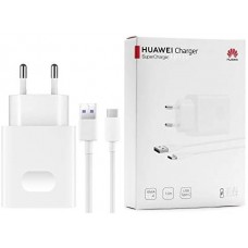 Tinklo įkroviklis 220V USB 10V 2.25A 22.5W Huawei + USB C 1m Super Charger box (O) 